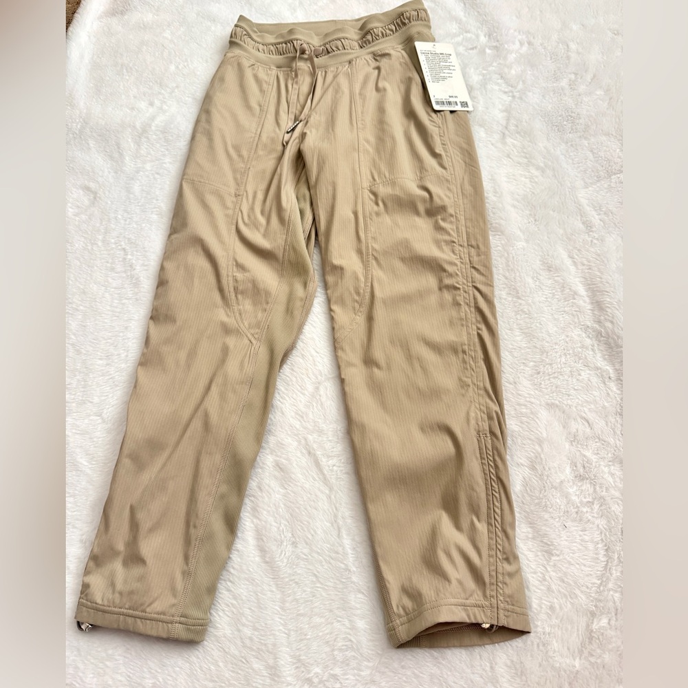 Lululemon Dance Studio Mid-Rise Cropped Pant/ Mojave Tan/ size 2/ NWT - Picture 5 of 9